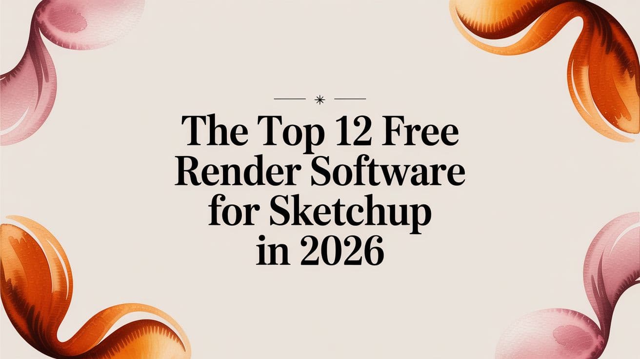 The Top 12 Free Render Software for SketchUp in 2026
