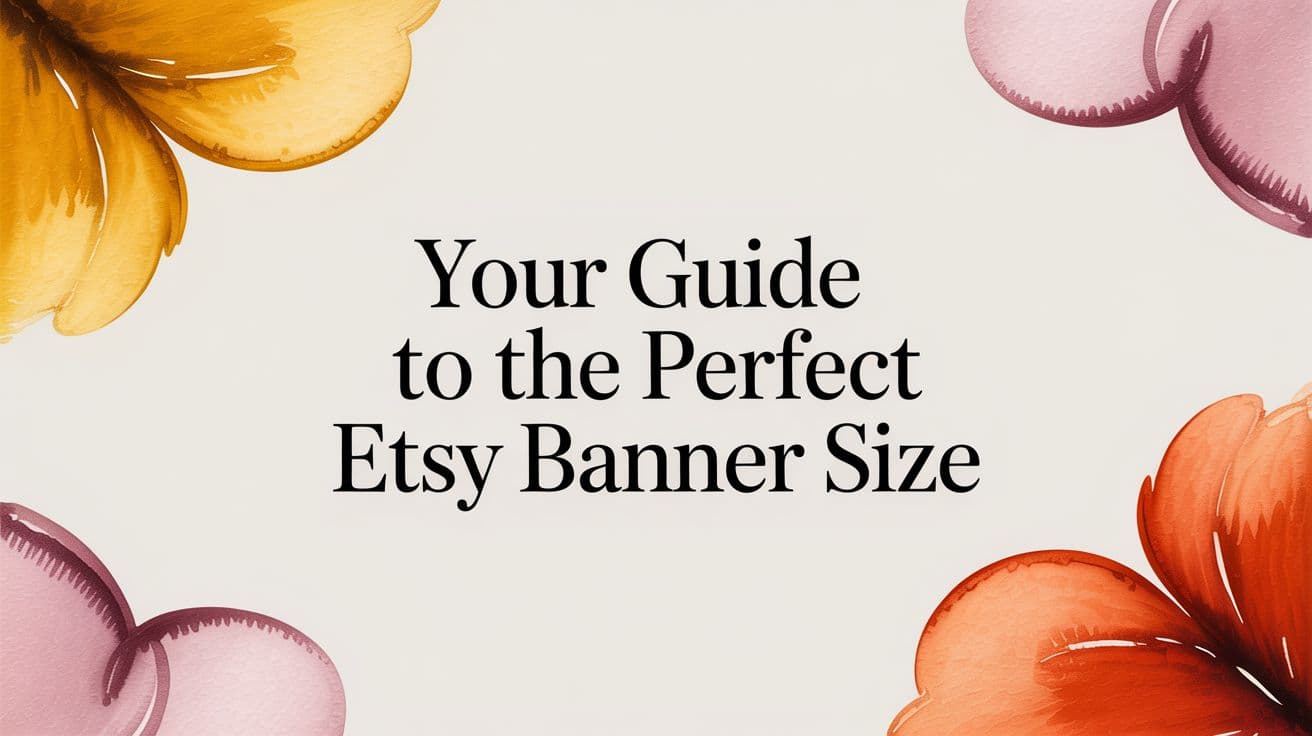 Your Guide to the Perfect Etsy Banner Size