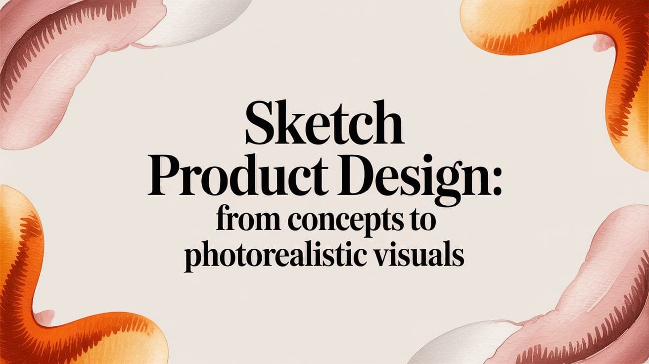 Sketch Product Design: From Concepts to Photorealistic Visuals