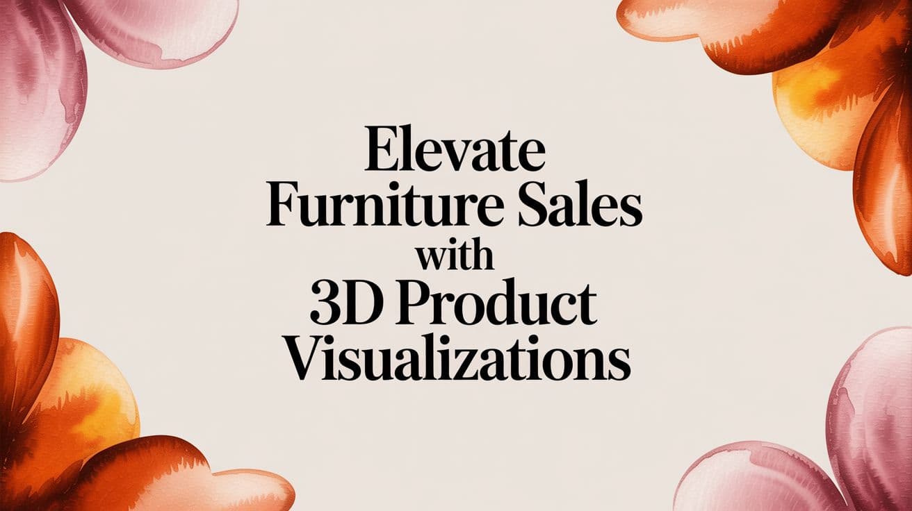 Elevate Furniture Sales with 3D Product Visualizations