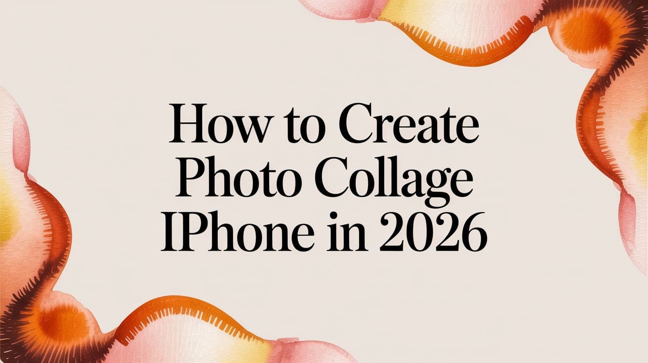How to Create Photo Collage iPhone in 2026