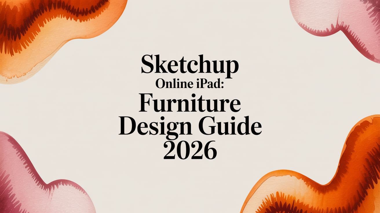Sketchup Online iPad: Furniture Design Guide 2026