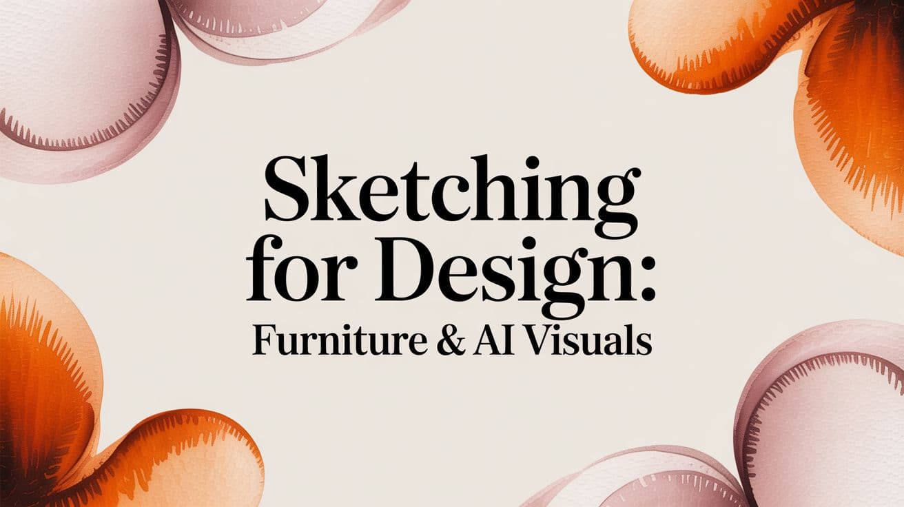 Sketching for Design: Furniture & AI Visuals