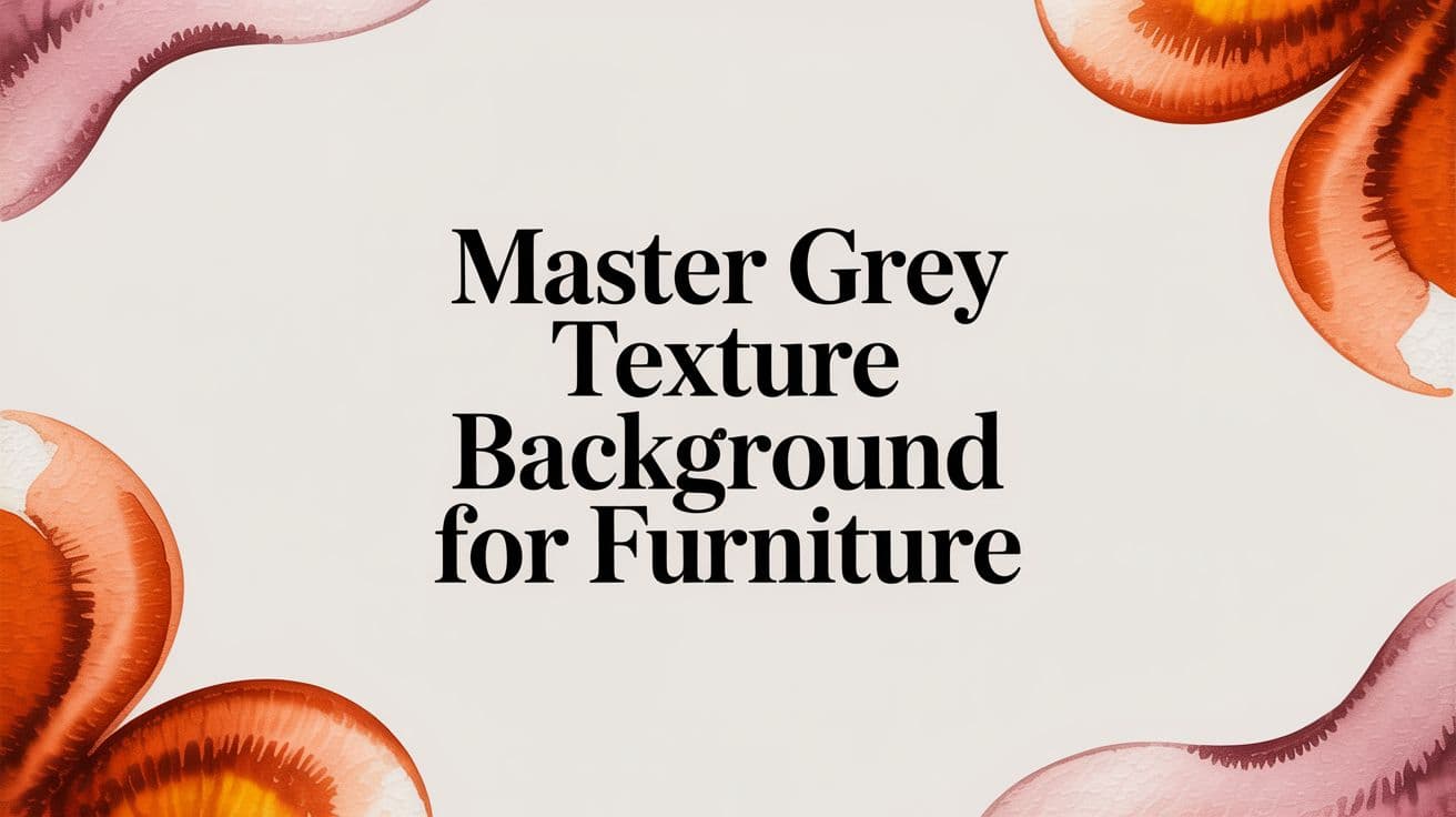 Master Grey Texture Background for Furniture