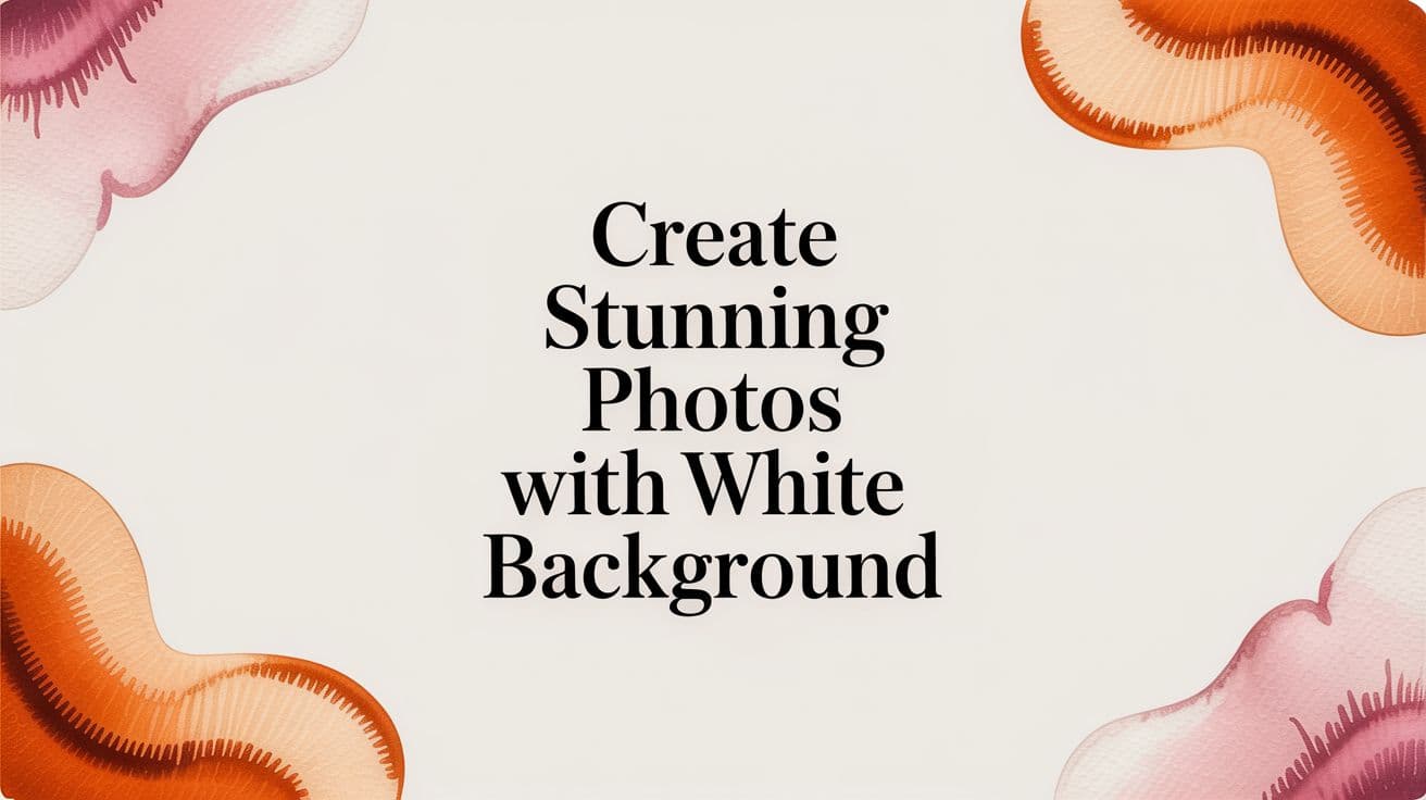 Create Stunning Photos with White Background